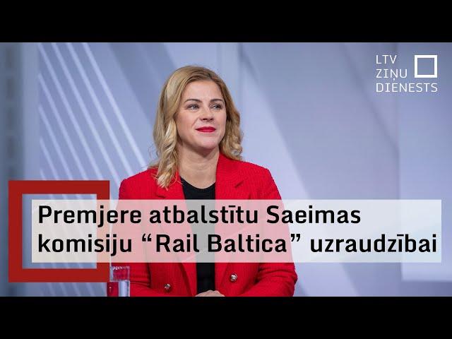 Premjere atbalstītu atsevišķu Saeimas komisiju “Rail Baltica” projekta uzraudzībai