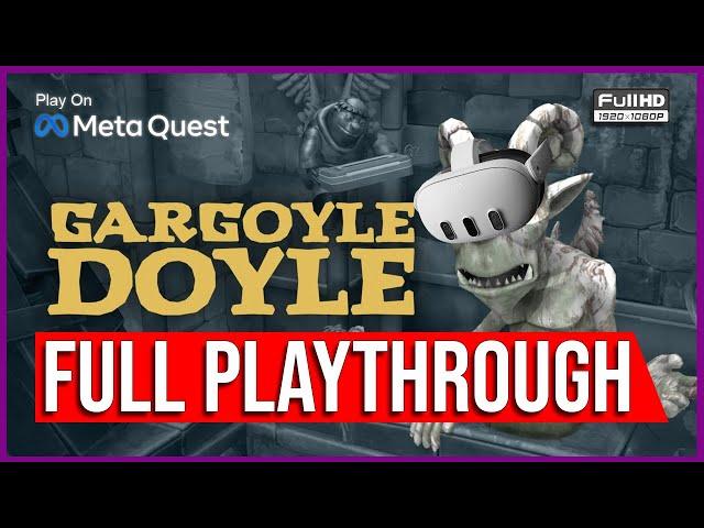 Gargoyle Doyle | VR FULL STORY of INTERACTIVE ANIMATION | META QUEST