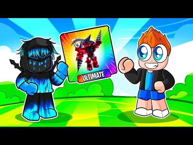 ER SCHENKT MIR *ULTIMATE* UPGRADED TITAN DRILLMAN  (Toilet Tower DEFENSE Roblox)