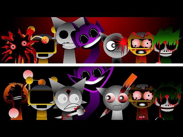 Phase 3 VS Phase 4 in Incredibox Sprunki Mix!