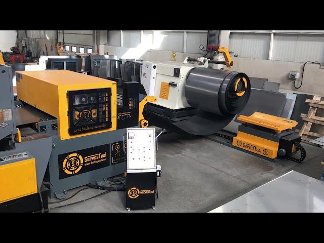 SERVOSTEEL - Boy Kesme Hattı - Cut to Roll Length Machine -  Линии Поперечной Резки Металла