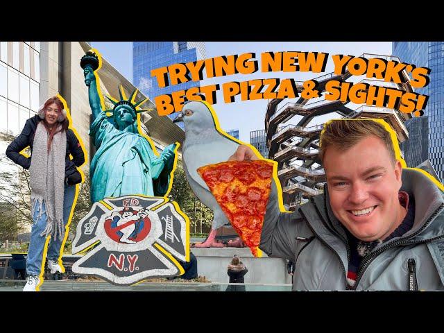 NEW YORK VLOG: BEST NYC  Pizza, Ghost Busters, GIANT PIGEON & United Airlines flight to Tenerife 