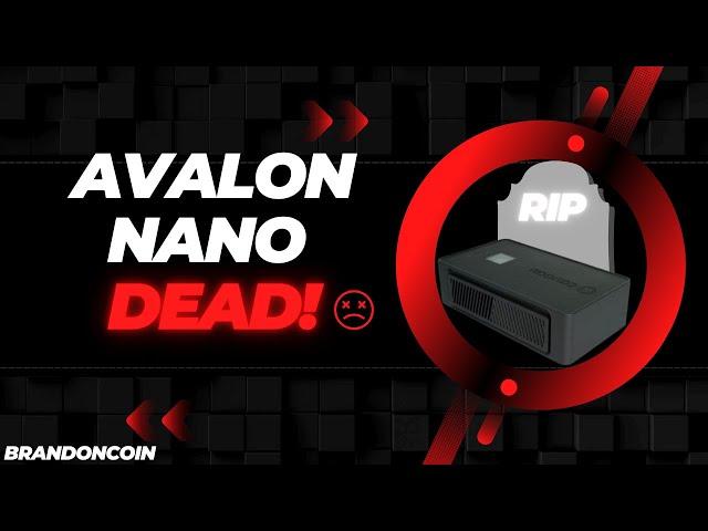 Avalon Nano 3 not working