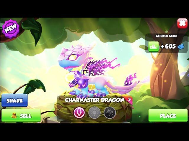 Hatched Ancient Charnaster Dragon-Dragon Mania legends | 7476 Happy Dragons | DML