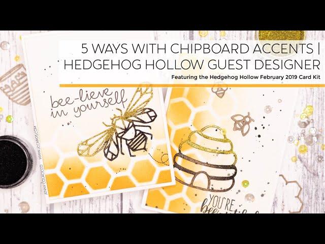 Five Ways to Use Chipboard Accents | Hedgehog Hollow February Kit