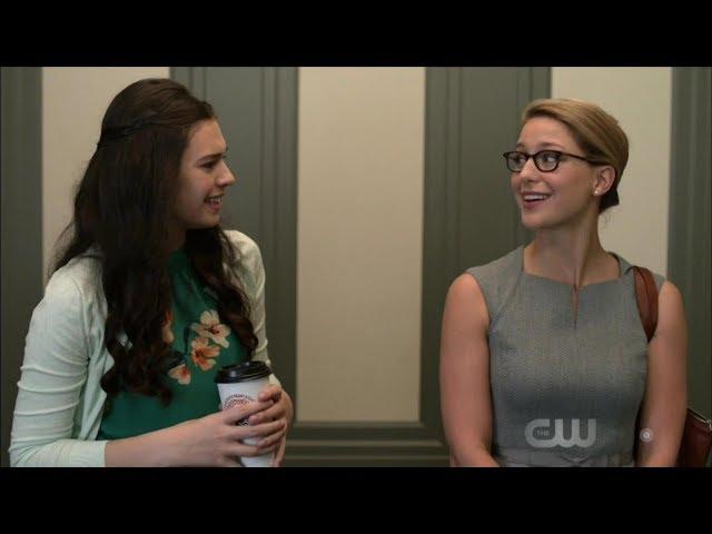 Supergirl 4x01 Kara meets Nia Nal, Agent Liberty Scene