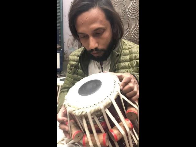 Ustad Qasim Khan Niyazi and sons Tabla maker c to d scale high professional quality Tabla