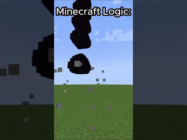 Minecraft Logic #minecraft #memes #gaming