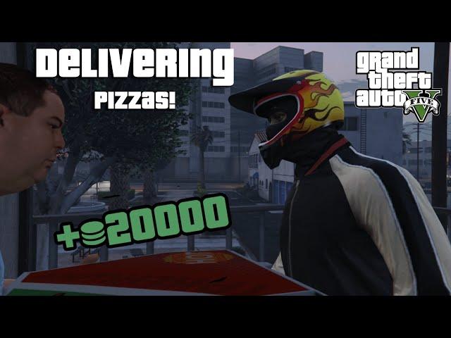 How to Make an Honest Living in GTA V | Pizza Delivery | GTA V ONLINE