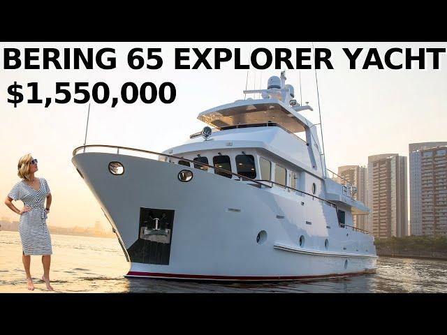 $1,550,000 2013 BERING 65 EXPLORER YACHT TOUR / Ultimate Owner-Operator Go Anywhere World Cruiser