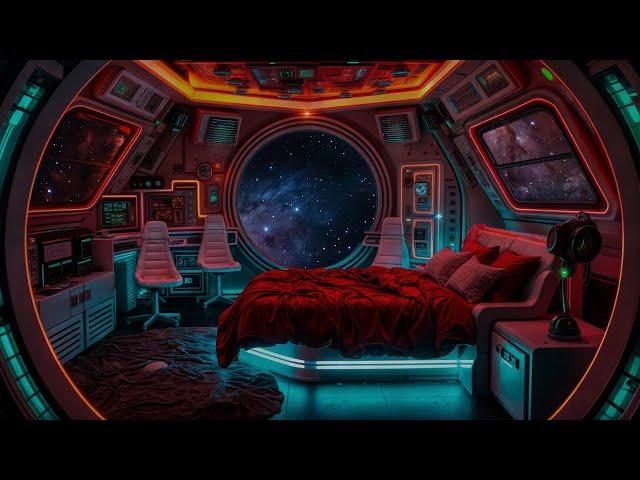 Aurora Dreams  Relax in a Sci-Fi Bedroom in Cosmic Lights & Sounds | Cosmic Relaxation