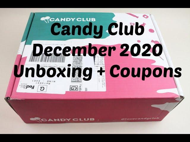 Candy Club December 2020 Unboxing/Tasting + Coupon