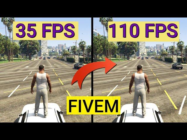 How to Increase FPS in Fivem | Boost FPS & Fix Lag in FiveM | GTA5 RP