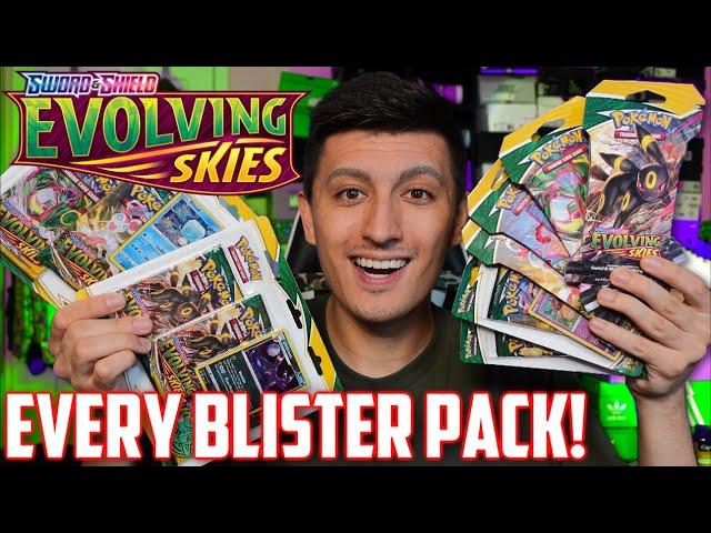 Opening EVERY Evolving Skies Blister Pack! Which have the BEST PULLS?