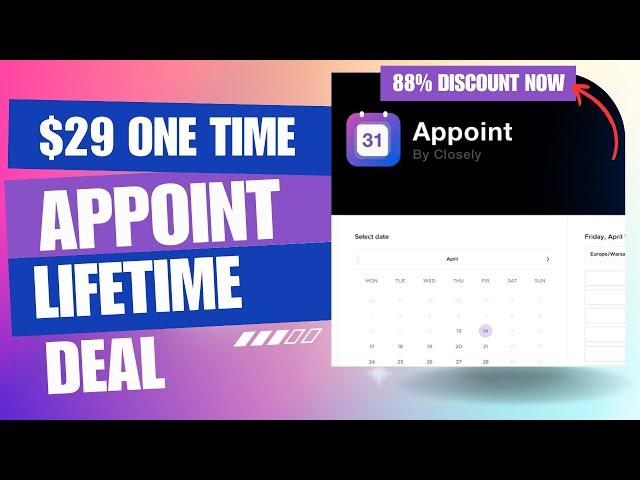 ️🟩️Appoint Lifetime Deal |Streamline Your Meetings Like a Pro ! | $29 Lifetime Deal | 88% Now