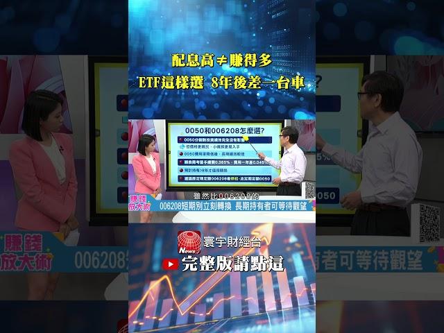 月月領息反而吃虧？配息多還要被課稅？小心越領越窮！專家：市值型ETF 才是長期獲利王道！｜張森林｜#賺錢放大術 #寰宇財經新聞