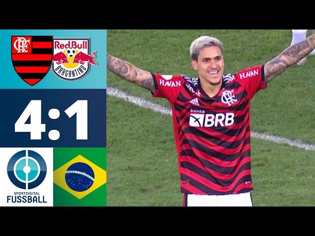 3 Tore in 6 Minuten! Pedro verzaubert das Maracana - Stadion | Flamengo - Red Bull Bragantino