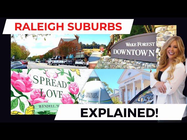 RALEIGH SUBURBS EXPLAINED  ||  WHERE TO LIVE NEAR RALEIGH, NC