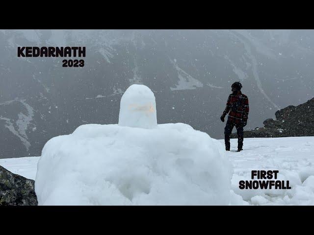 Kedarnath Yatra | First Snowfall 2023