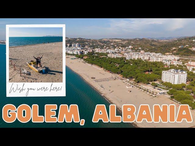 Albania Beach. A day in Golem, Albania. Where To Go & What To See in Albania. Tirana Day Trip!