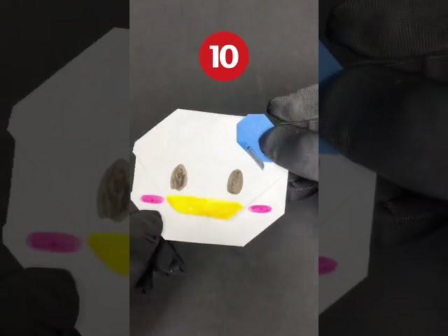 Anime Origami challenge video  | DonaldDuck #shorts