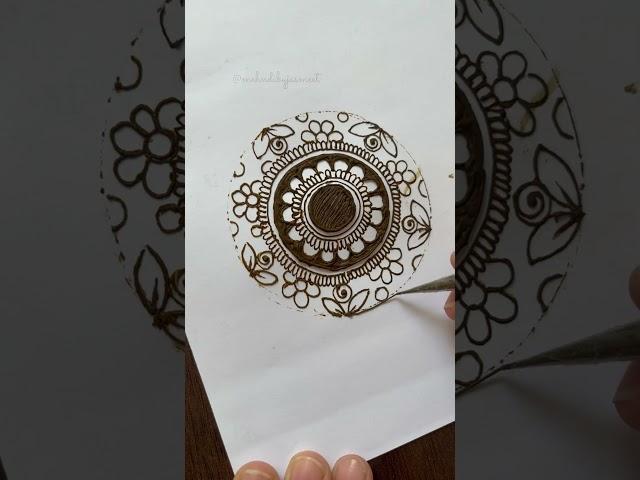 Mandala mehndi tutorial #mehndidesigns #mandalamehndi #easymehndidesigns #mandalas #mehnditutorial