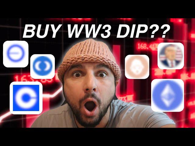 WW3 fears! 5 BEST COINS RIGHT NOW! Buy the Dip? Price Predictions