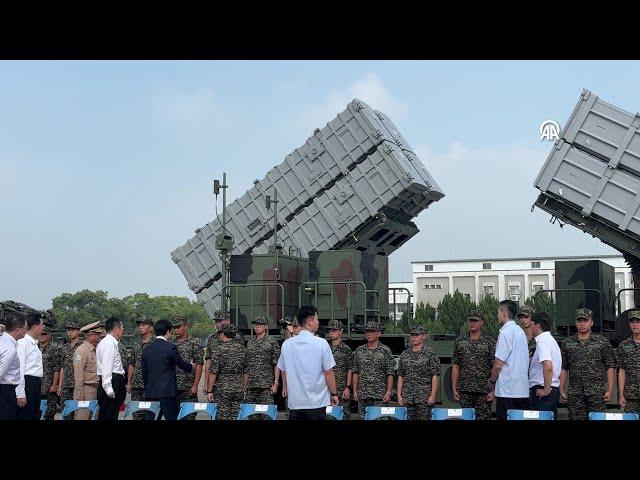 Taiwan leader Lai Ching-te visits troops