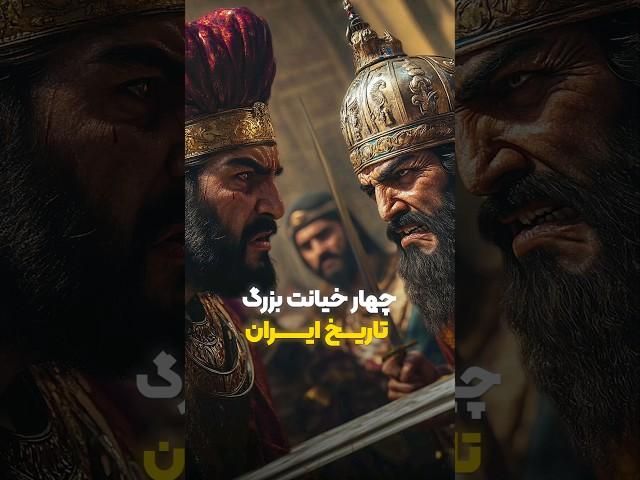 چهار خیانت بزرگ تاریخ ایران