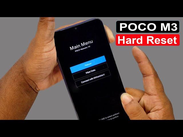 POCO M3 Hard Reset & Pattern Unlock / POCO M3 (M2010J19CI) Factory Reset Without PC |