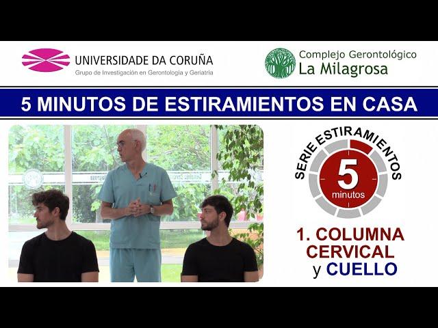 5 minutos de estiramientos en casa: Columna Cervical