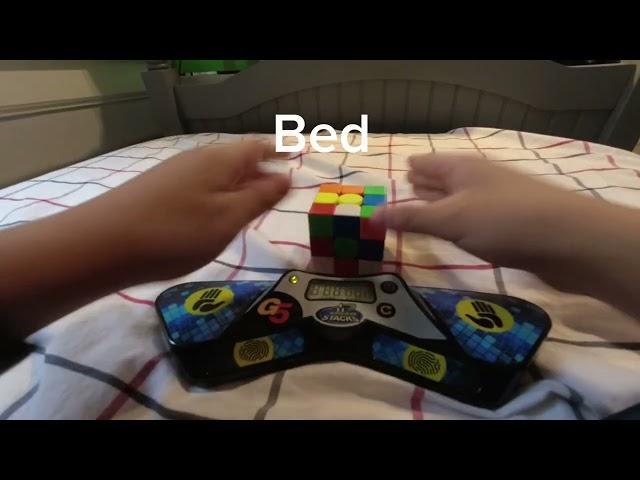 Solving the Rubik’s cube on different surfaces