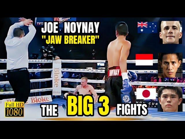 PINOY BOXING 2024JOE NOYNAY (PHI) THREE BIG FIGHTS KNOCKDOWNS