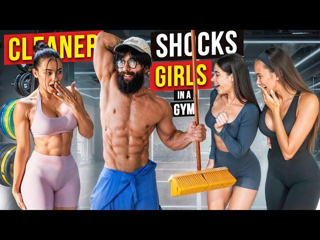 She can't say No to CLEANER  | Anatoly GYM PRANK #30