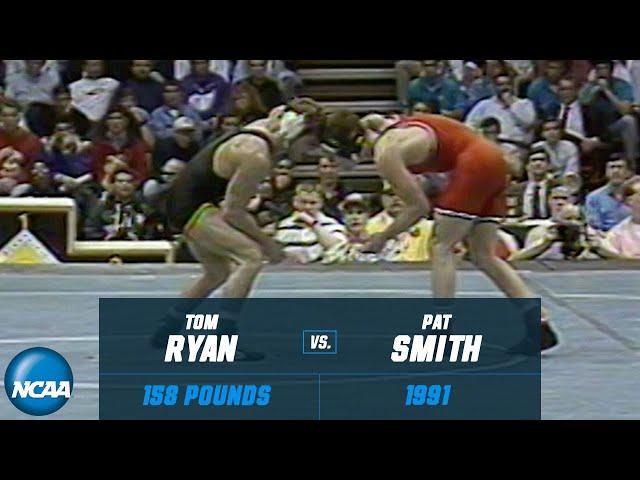 Pat Smith vs. Tom Ryan | 1991 NCAA title match at 158 pounds