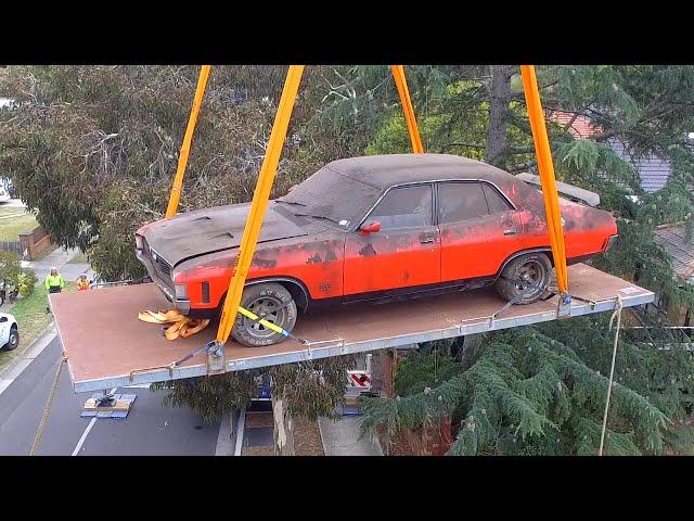 Aussie Muscle Car Barn Find & Rescue! Mission Impossible....Almost.