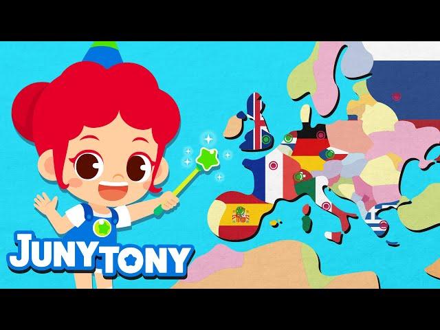 Capitais do Mundo | Países e suas Capitais | Música Infantil | JunyTony em Português