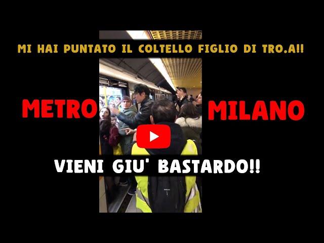 RISSA e ARRESTO BORSEGGIATRICI in METRO Milano, ARRIVA LA POLIZIA!