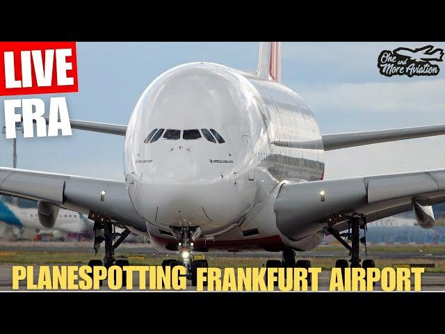 Live Planespotting Frankfurt Airport Testflug LH9918 A380 | Condor 320 Pink