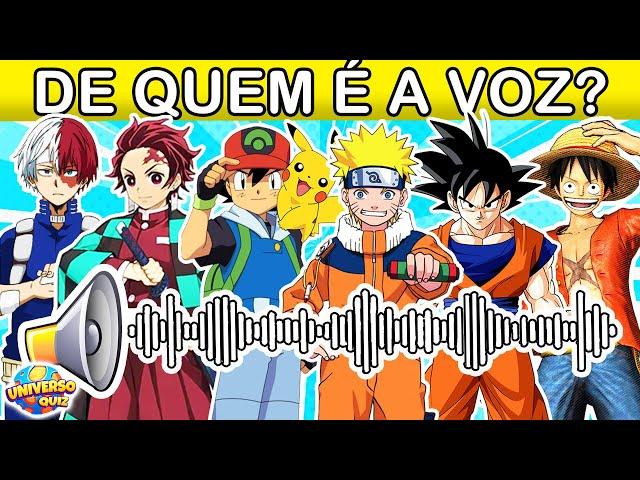 Adivinhe os Personagens de Anime pela Voz | Desafio das Vozes