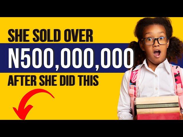 She Sold Over Five Hundred Million Naira in Less Than One Year After Doing This | Real Estate