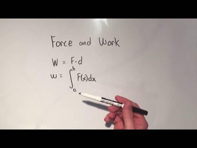 Force and Work (Integrals)