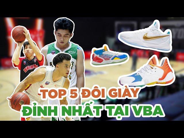 Top 5 đôi giày đỉnh nhất tại VBA || Bóng Rổ TV