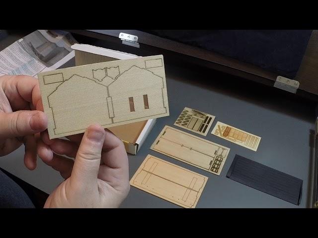 Unboxing Laser Art Structures N scale Ice House