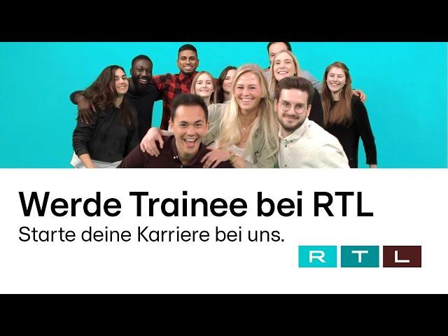 Werde Trainee bei RTL | Starte deine Karriere