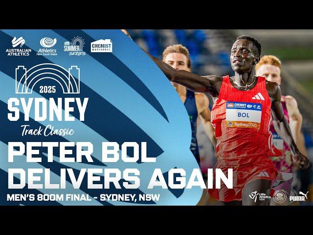 Men's 800m Final | 2025 Sydney Track Classic