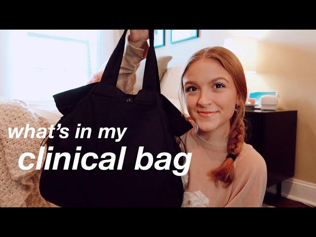 what's in my nursing school clinical bag 2023 !! best amazon items for nursing students