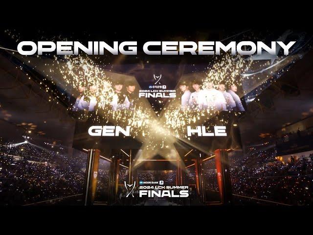 [OPENING CEREMONY] GEN vs HLE | Woori Bank 2024 LCK Summer Grand Finals