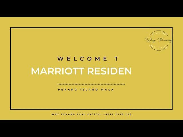 Penang Marriott Residences (Why PENANG real estate)