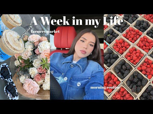 A Week in my life  Morning Routine, Farmers Market, Lakers Game, Unboxing/Haul